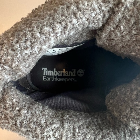 Women's Timberland Earthkeepers Amston Roll Top Black Boots Size 8 - Picture 11 of 11